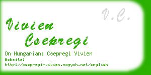 vivien csepregi business card